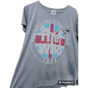 The Who 1989 The Kids Are Alright Tour T-Shirt XL Gray Vintage